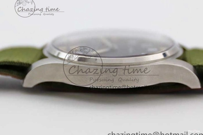 MIROTIME 0126 FastDry Mark XVIII “TRIBUTE TO MARK XI” IW327007 M+F 1:1 Best Edition Black Dial on Green Nylon Strap A 7050